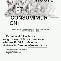 IN GIRUM IMUS NOCTE ET CONSUMIMUR IGNI per il bicentenario della morte di Antonio Canova