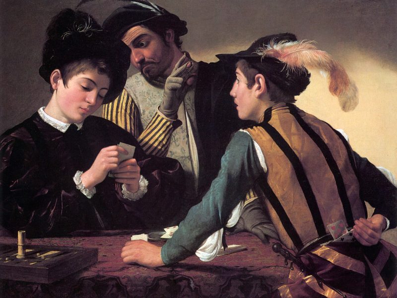 I Bari del Caravaggio e il gioco nella pittura attraverso i secoli